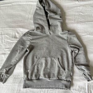 Heather Gray Pullover Hoodie Play Little Sleepies 18-24